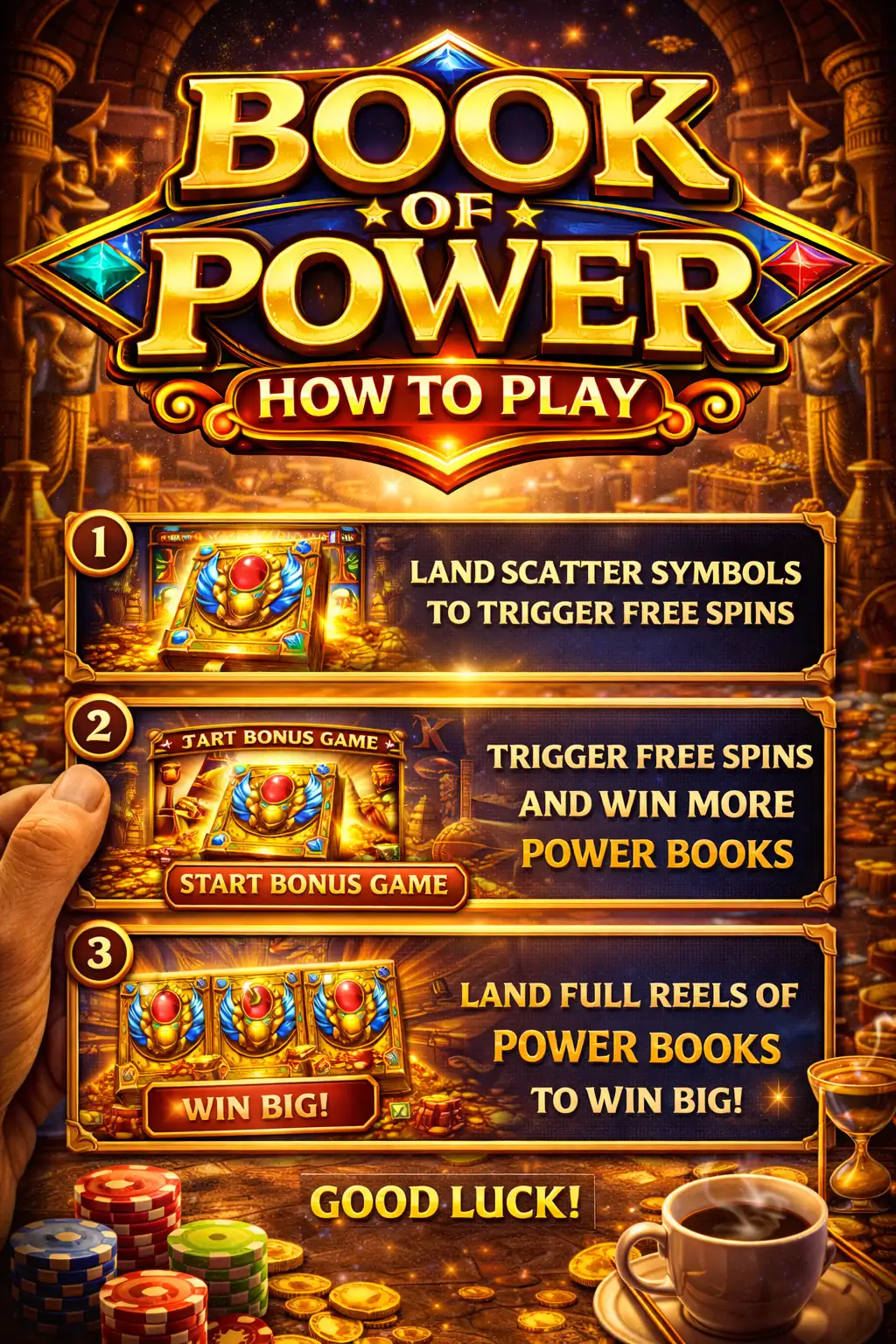How to Play Book of Power Game – Step by Step